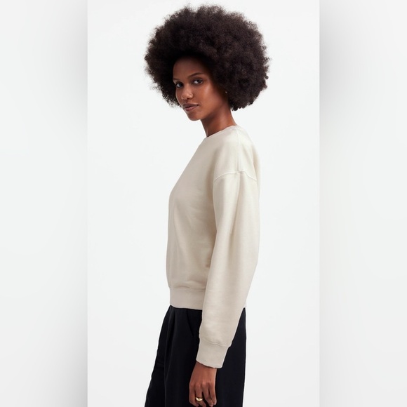 Madewell The McCarren Midweight Crewneck Sweatshirt Medium - Picture 2 of 8